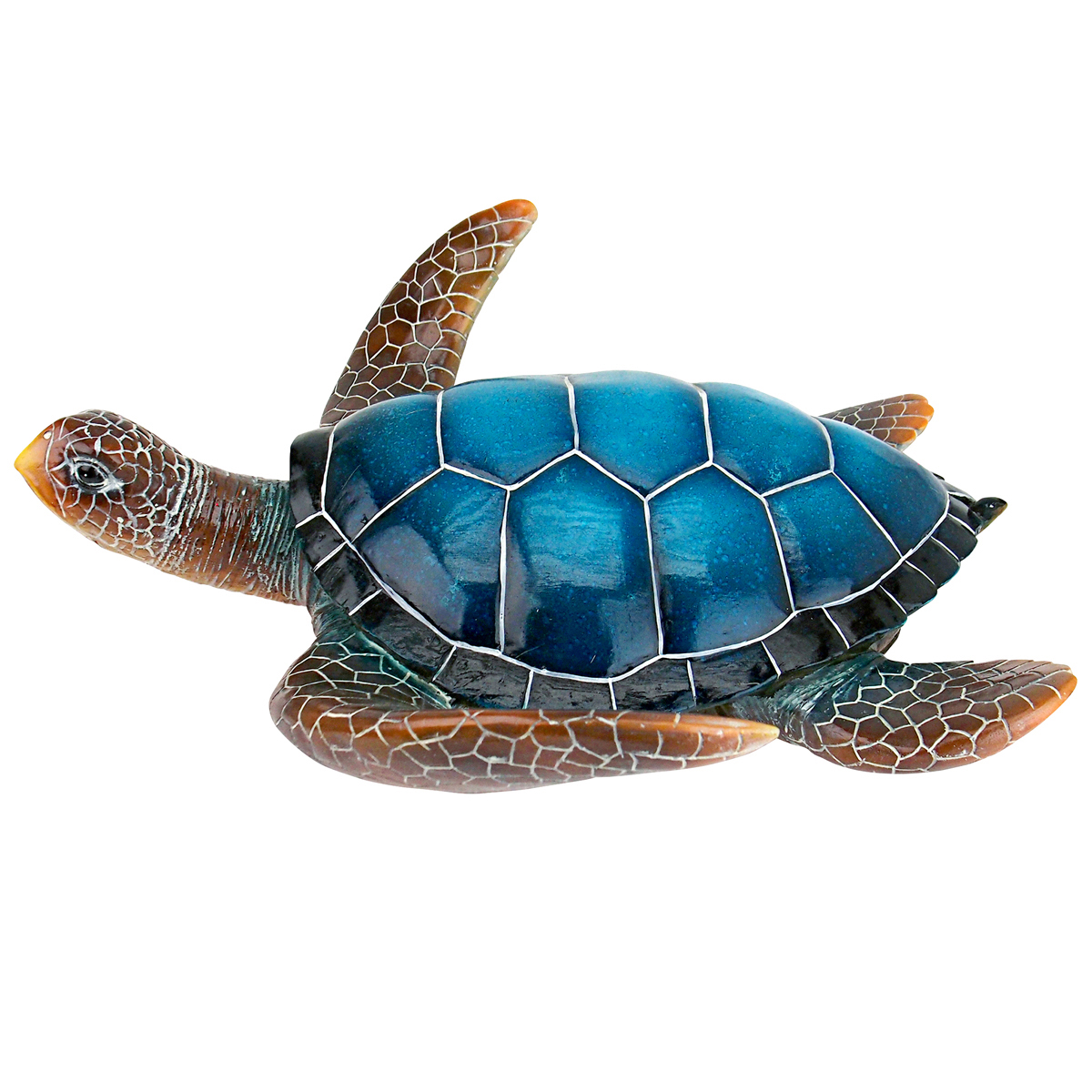 Image Thumbnail for Large Blue Sea Turtle Statue